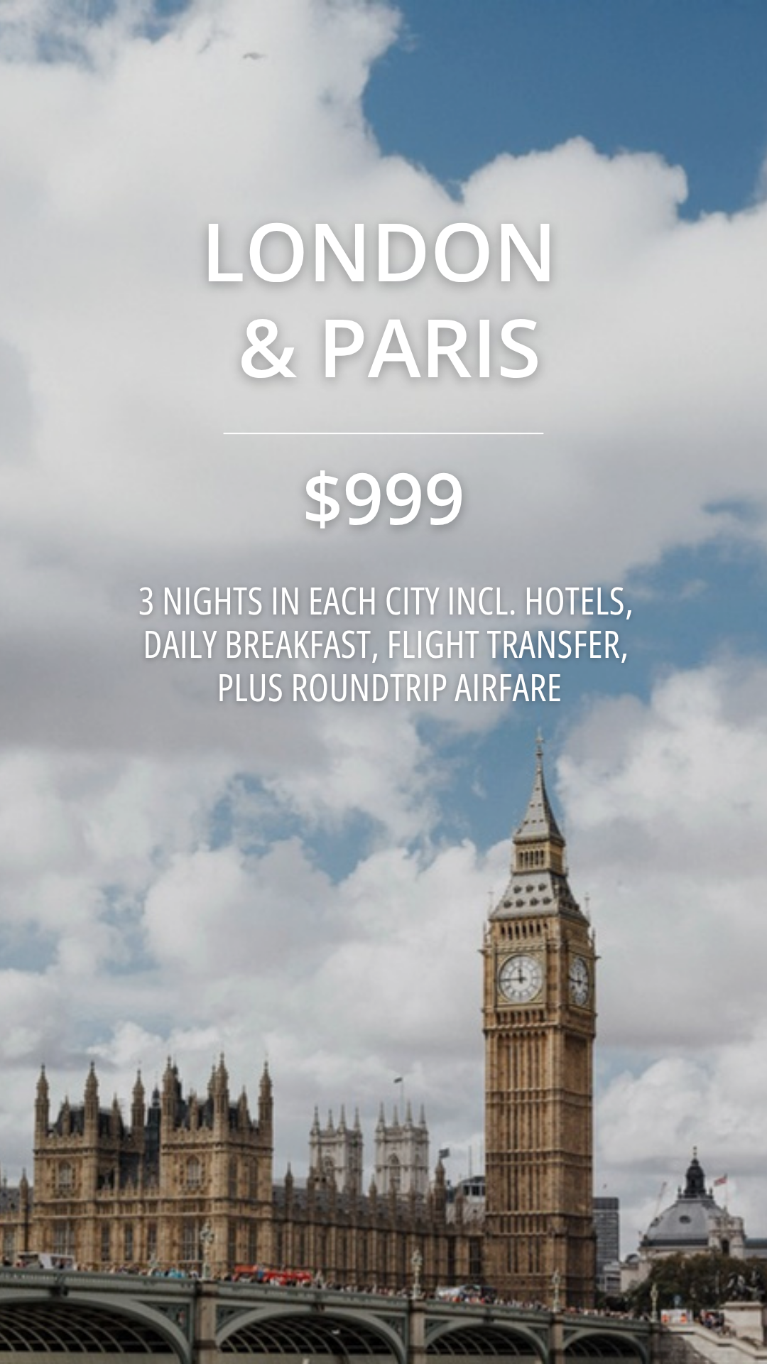 Travelzoo Facebook ad