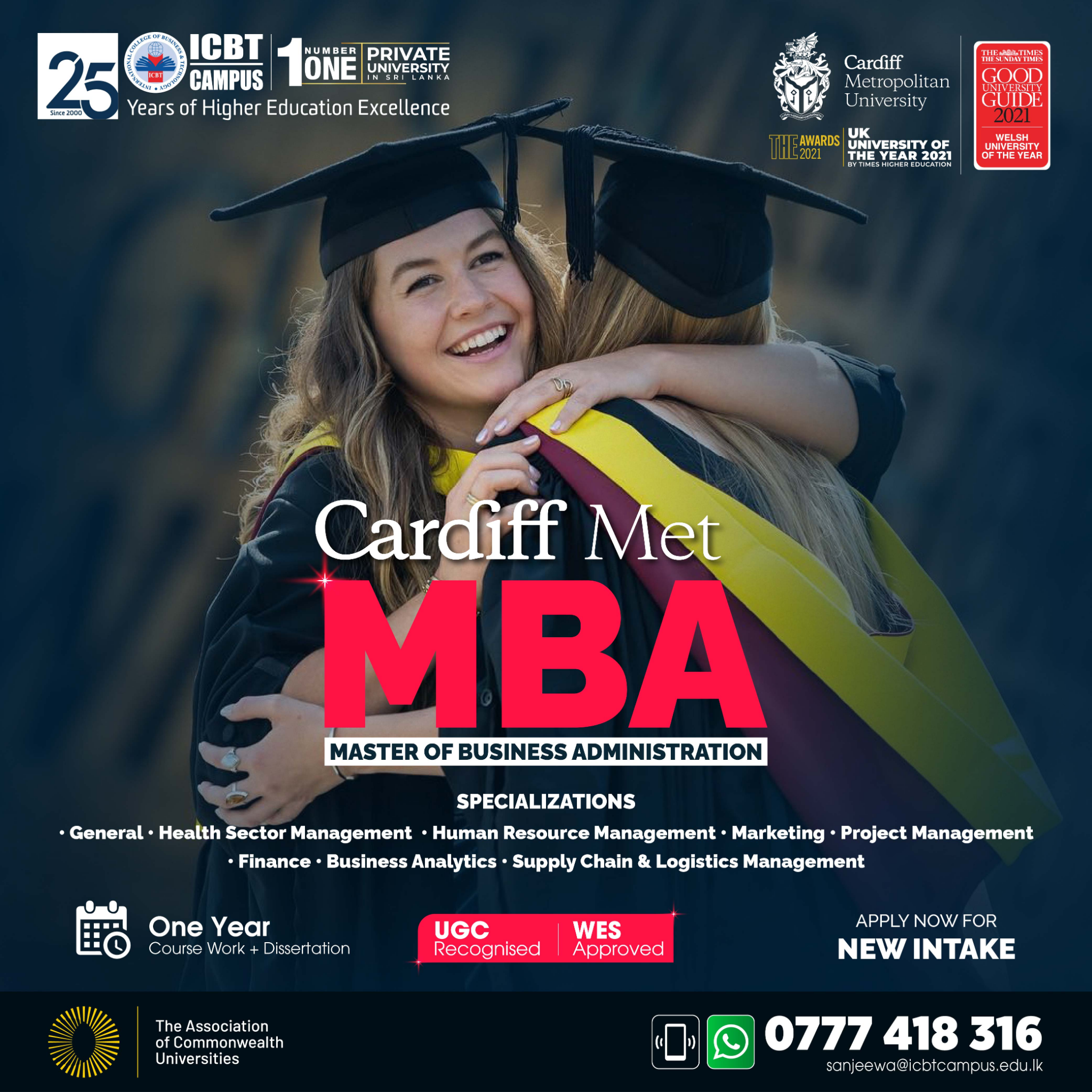 ICBT Campus Facebook ad: Get 75,000/- Discount