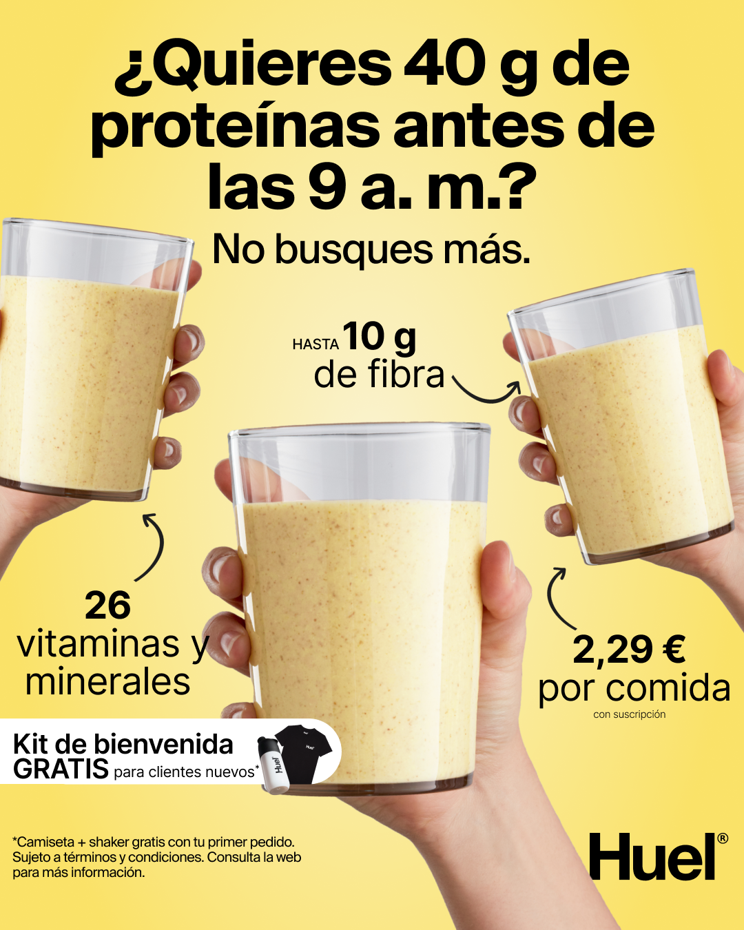 Huel Facebook ad