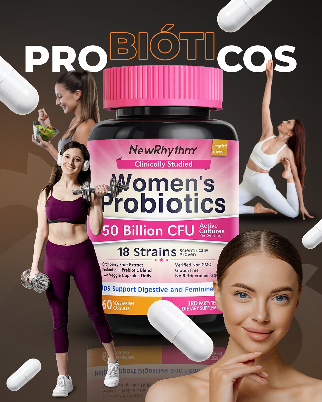 Suplementos Facebook ad: Probiotics Women’s, Creado Solo Para Ti