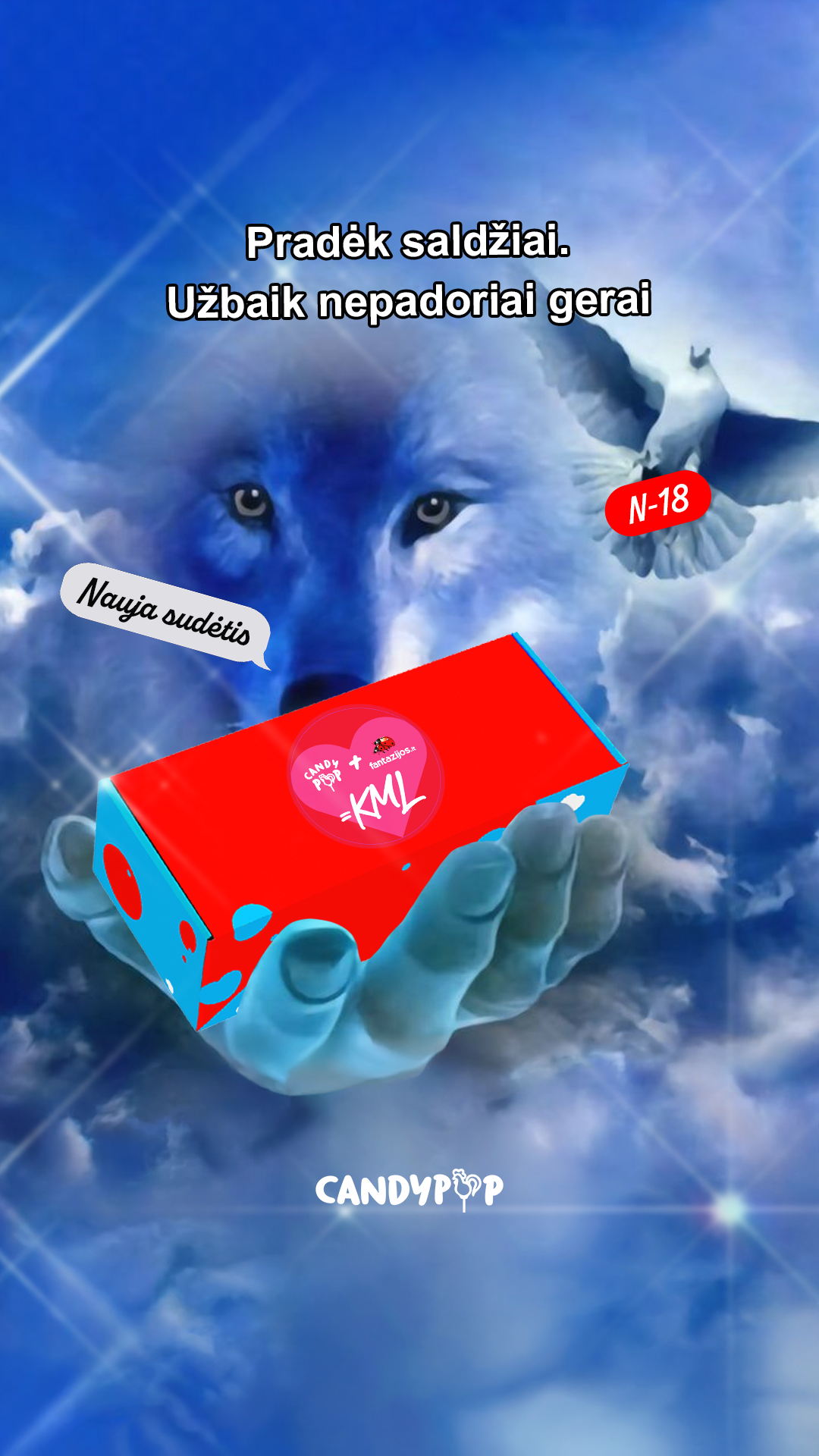 Candy POP Facebook ad