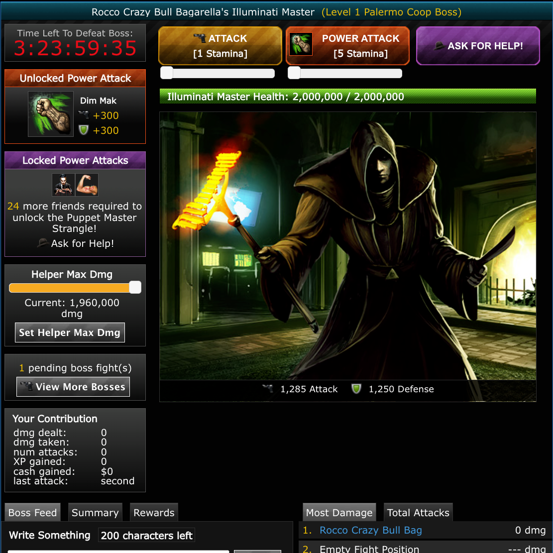Mob Wars: La Cosa Nostra Facebook ad