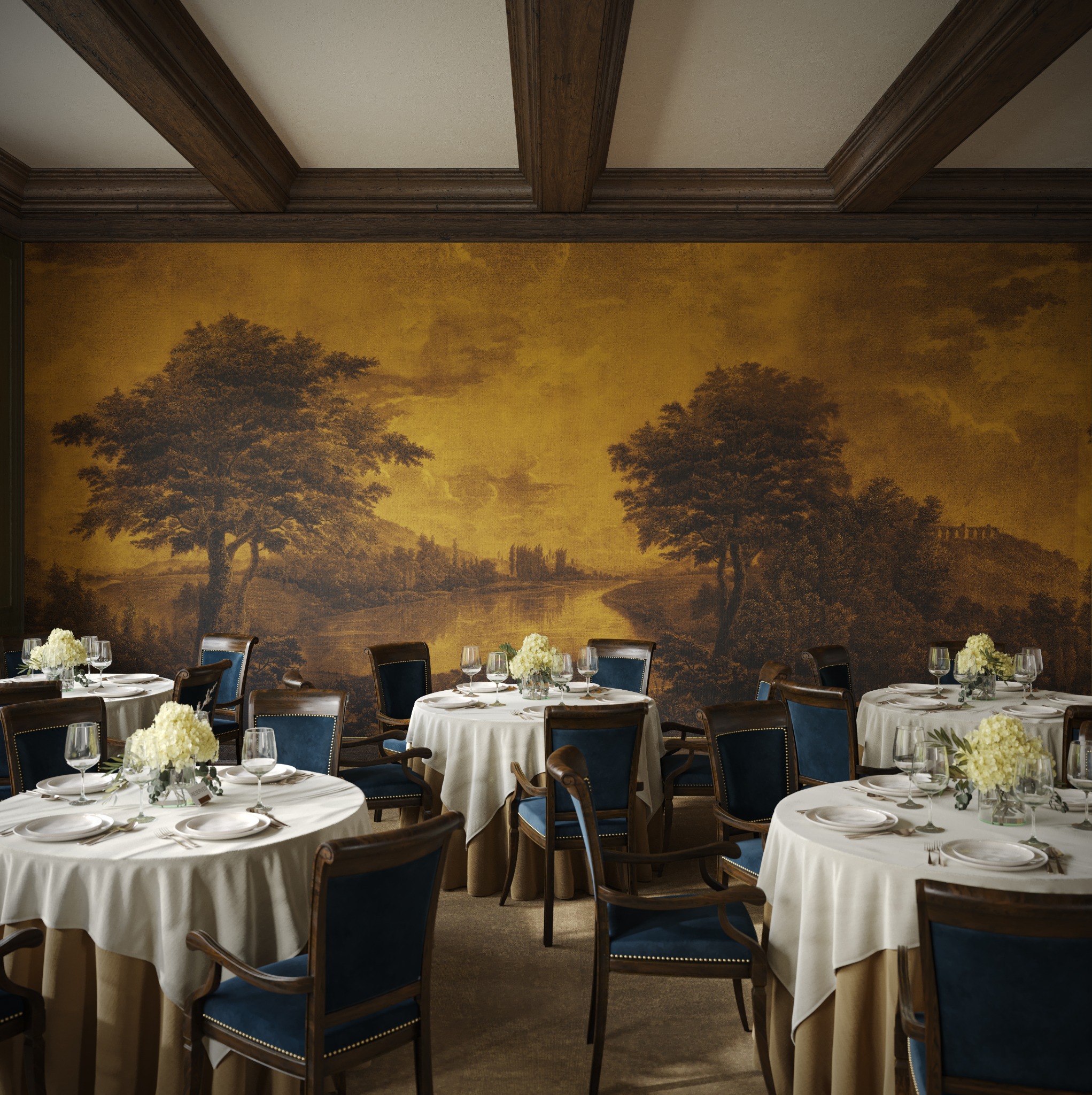 Phillip Jeffries Ltd. Facebook ad: Inspired by a vintage 18th-century drawing discovered at…