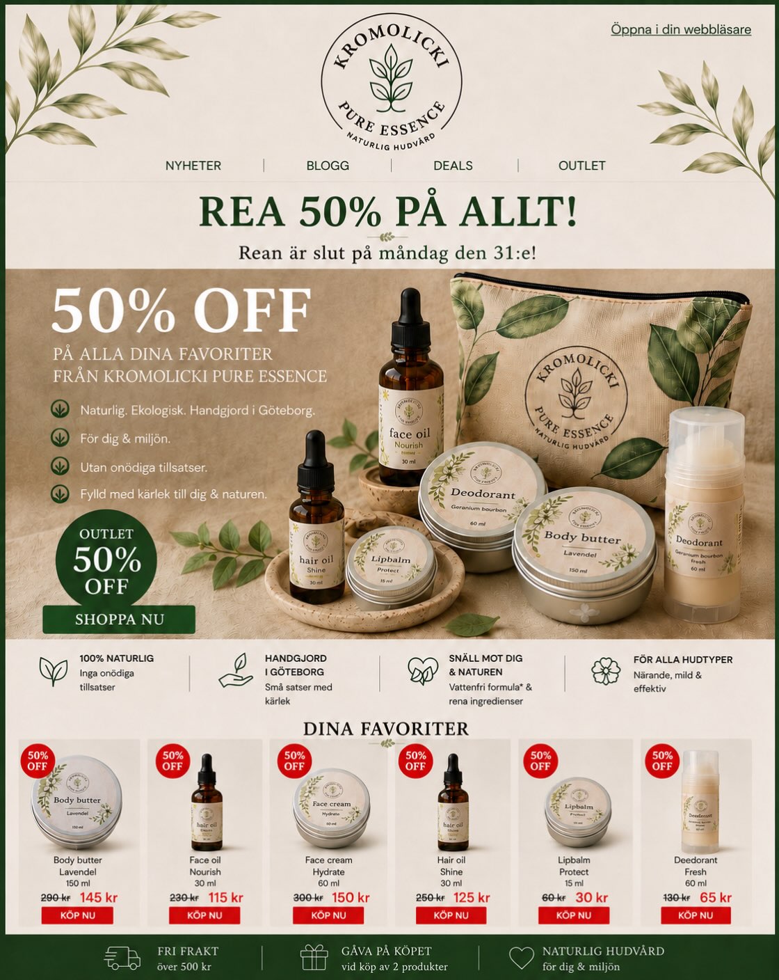 KromolickiPureessence Facebook ad: Kromolicki Pure essence