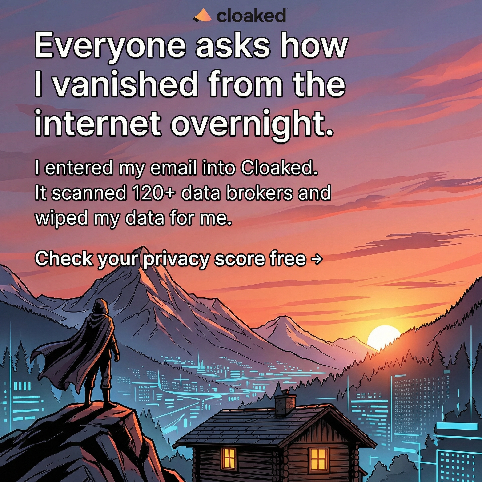 Cloaked Inc. Facebook ad