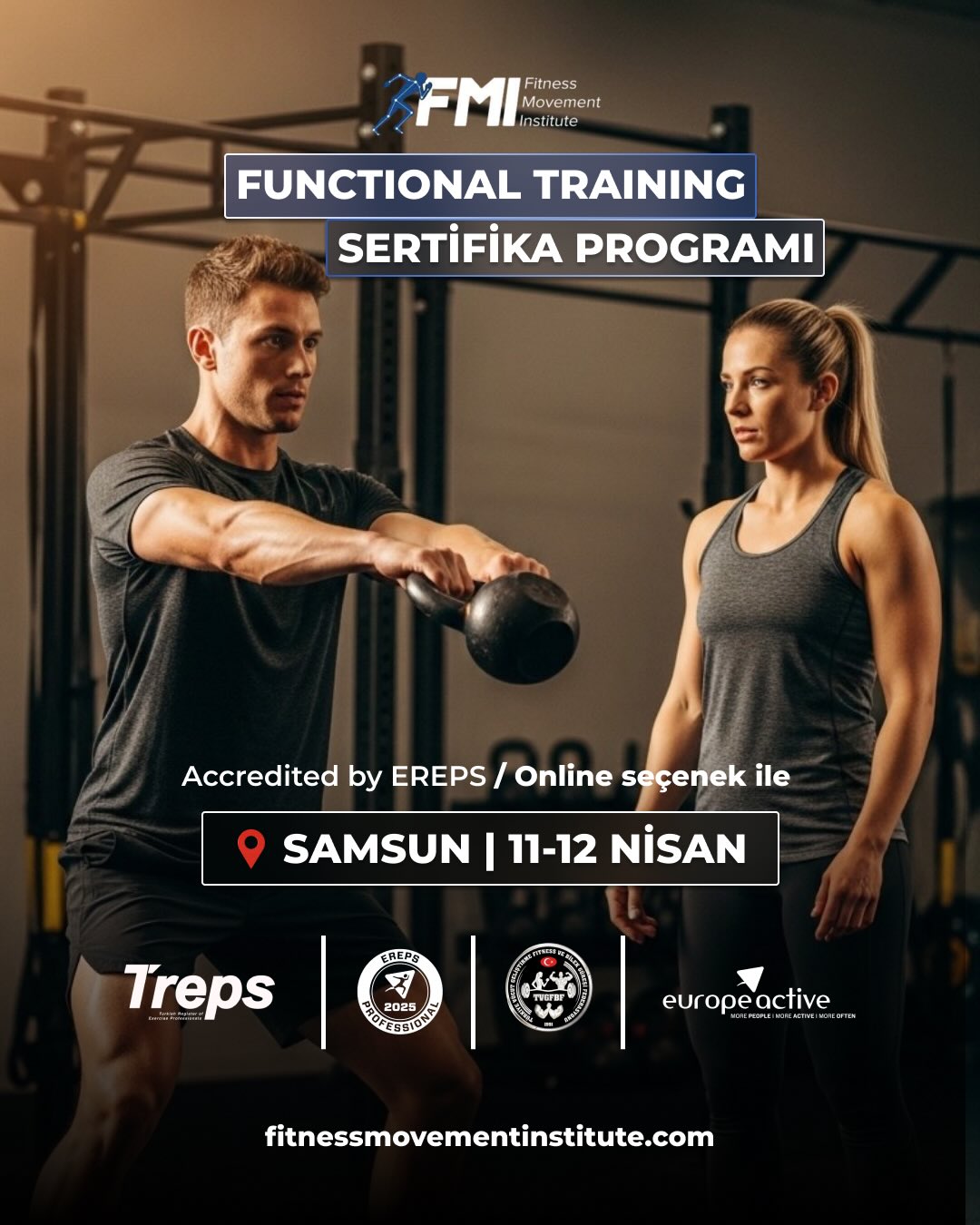 FMI Fitness Movement Institute Facebook ad: FUNCTIONAL TRAINING