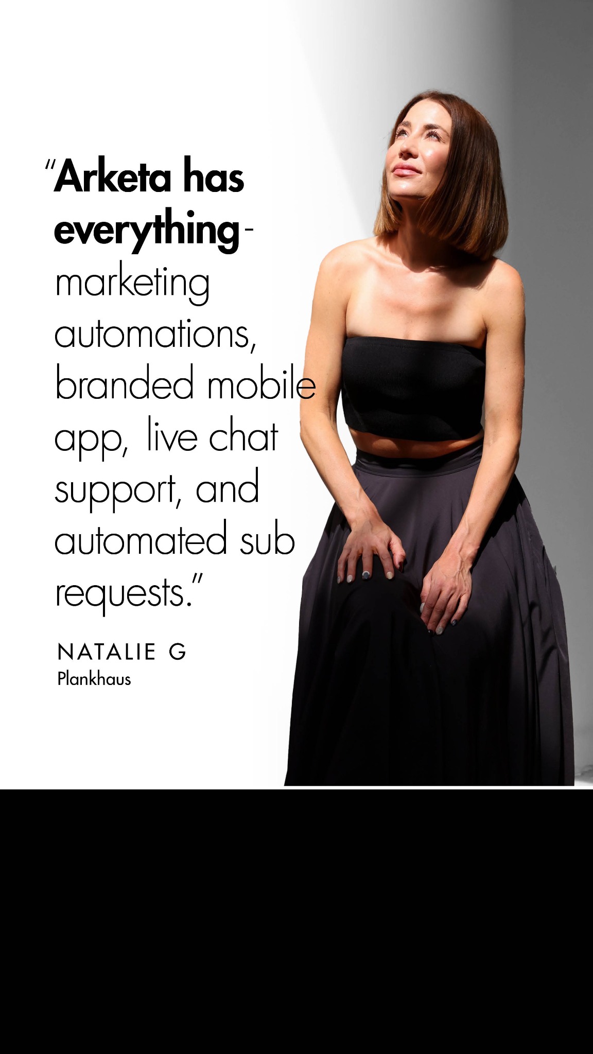 Arketa Facebook ad