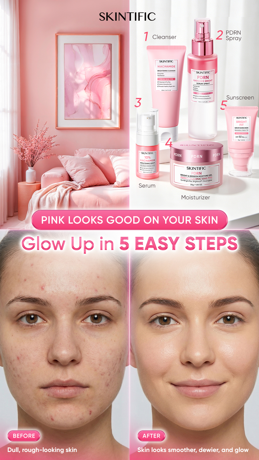SkintificShop Facebook ad