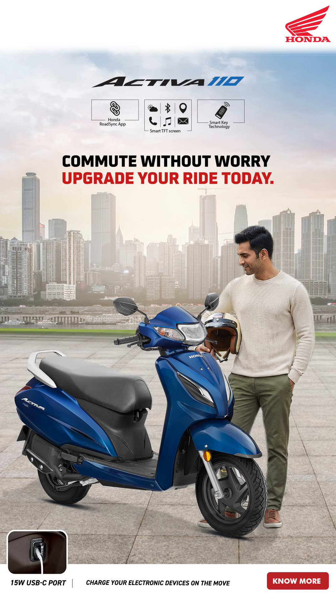 Honda 2 Wheelers India Facebook ad from Mar 16, 2026