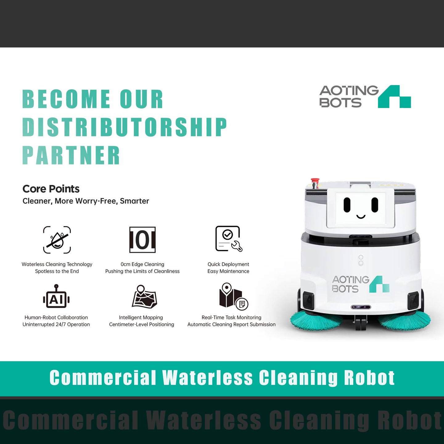 Aotingbots Facebook ad: Become an AOTINGBOTS Distribution Partner
