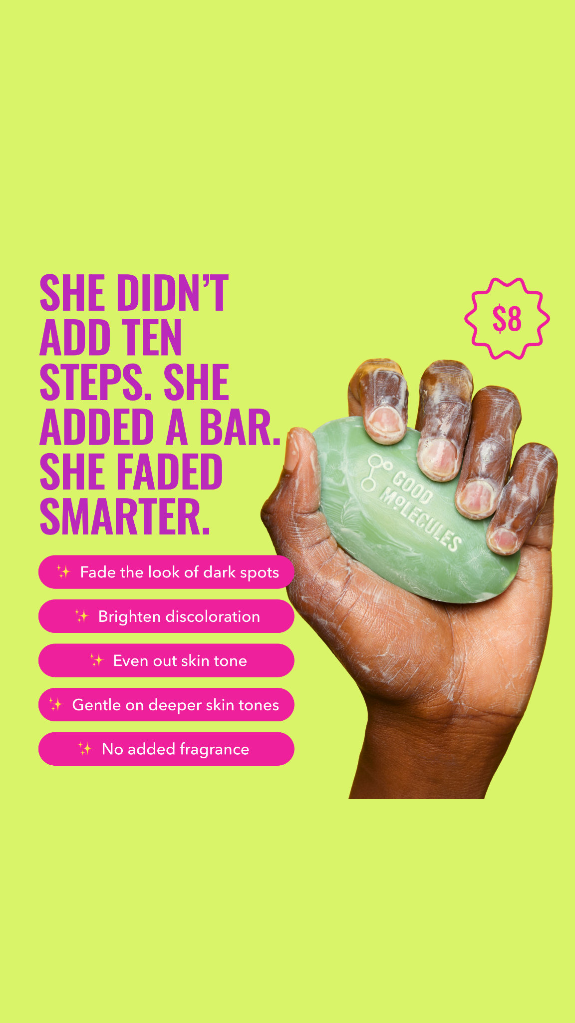 Good Molecules Facebook ad