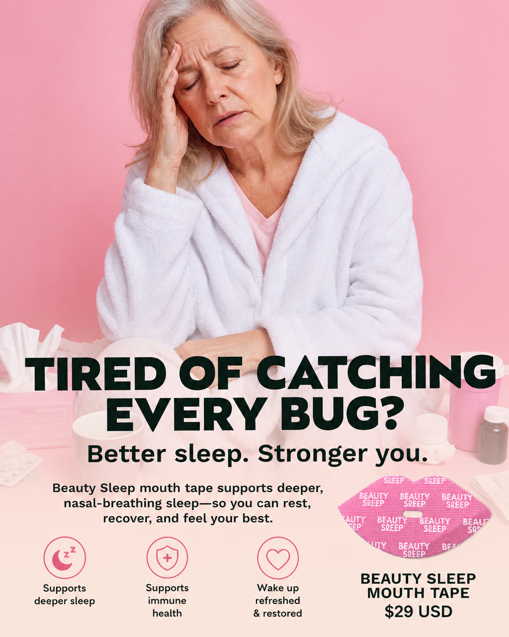 Beauty Sleep Facebook ad