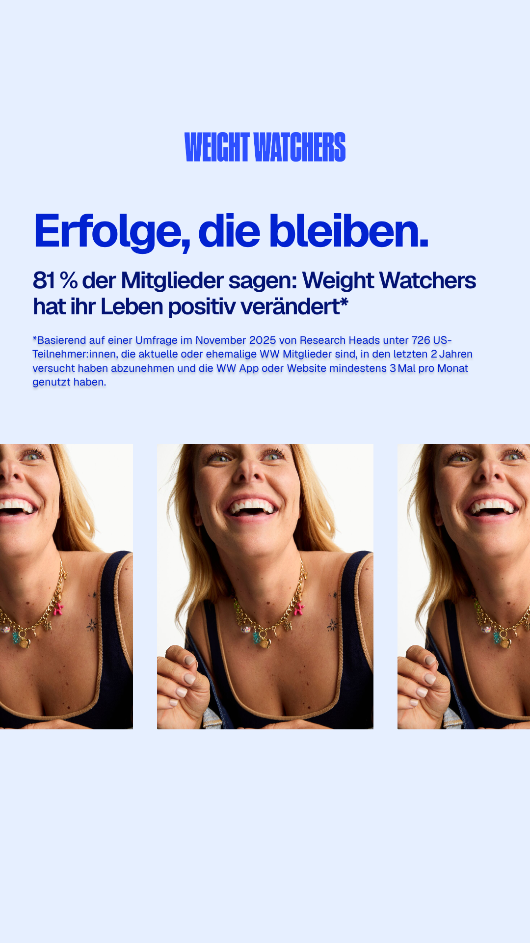 WeightWatchers Deutschland Facebook ad