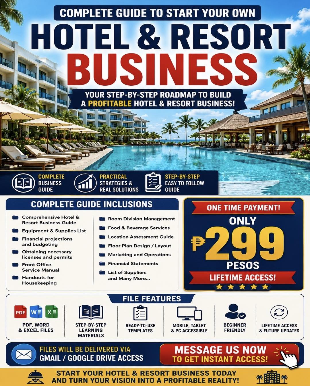 Hotel & Resort Business PH Facebook ad: 𝐃𝐎 𝐘𝐎𝐔 𝐖𝐀𝐍𝐓 𝐓𝐎 𝐒𝐓𝐀𝐑𝐓 𝐘𝐎𝐔𝐑 𝐎𝐖𝐍…