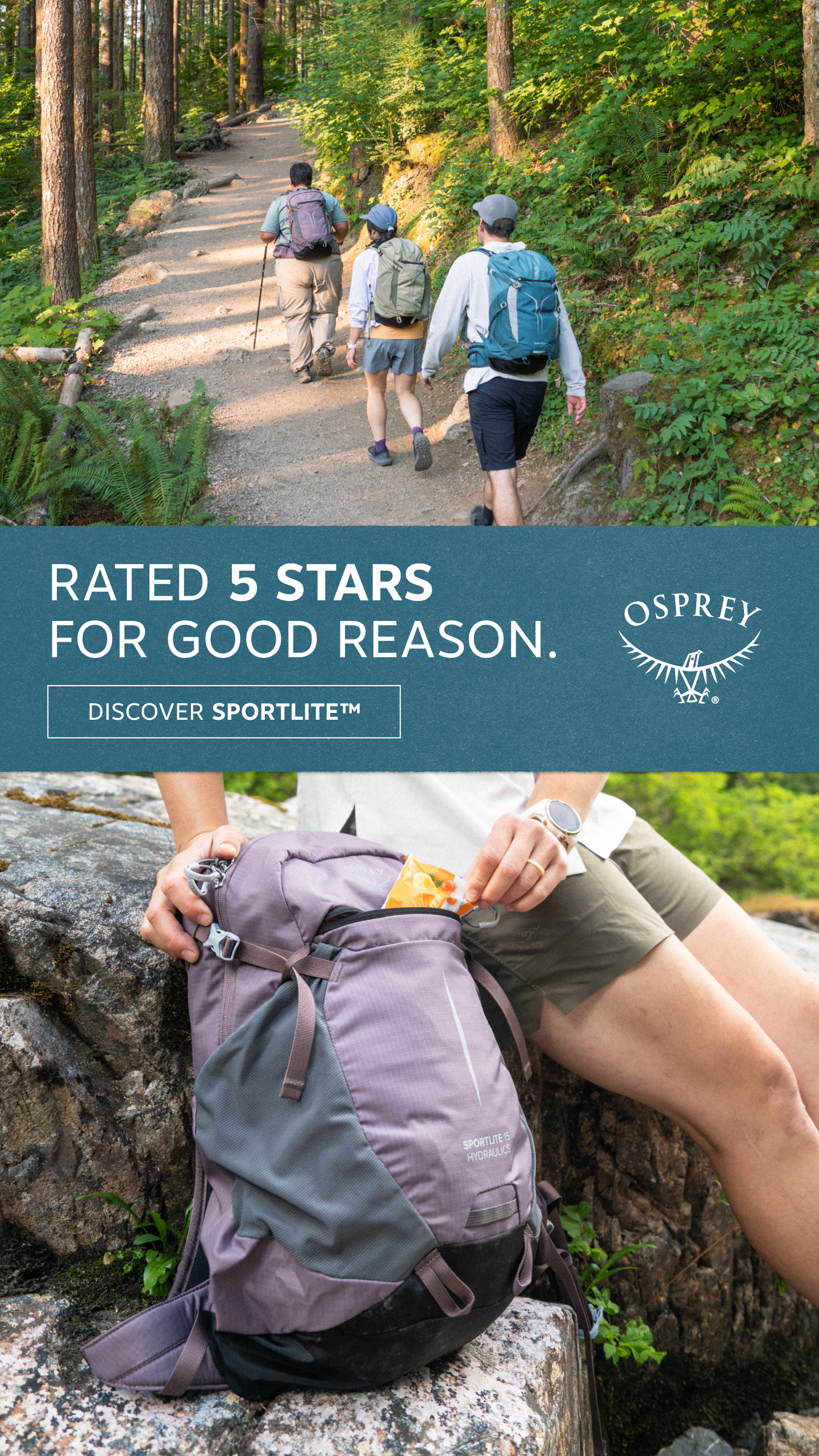 Osprey Europe Facebook ad