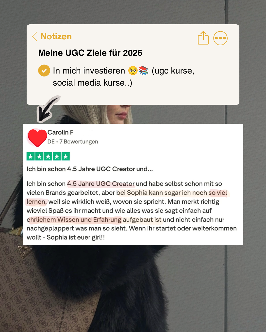 UGC Sophia Facebook ad