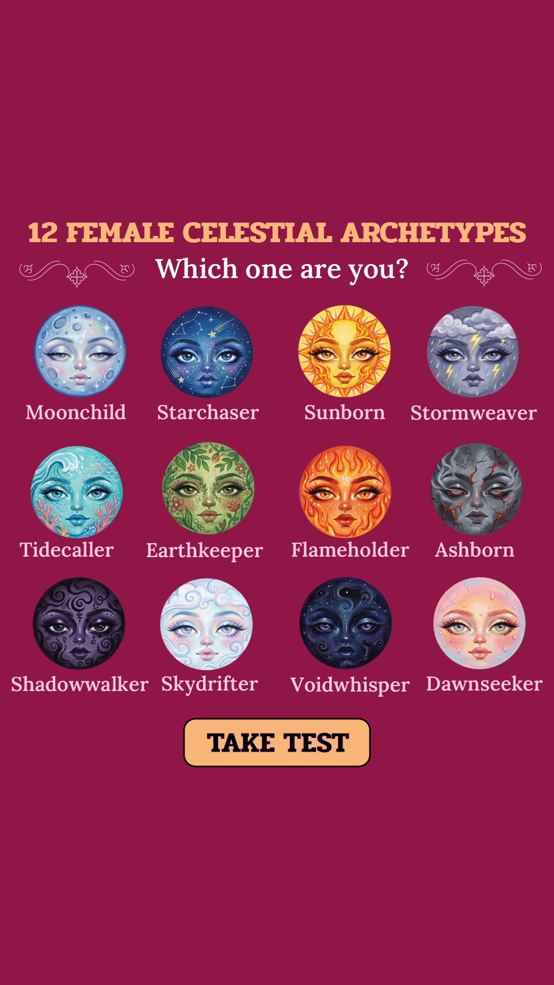 Personality Type Facebook ad