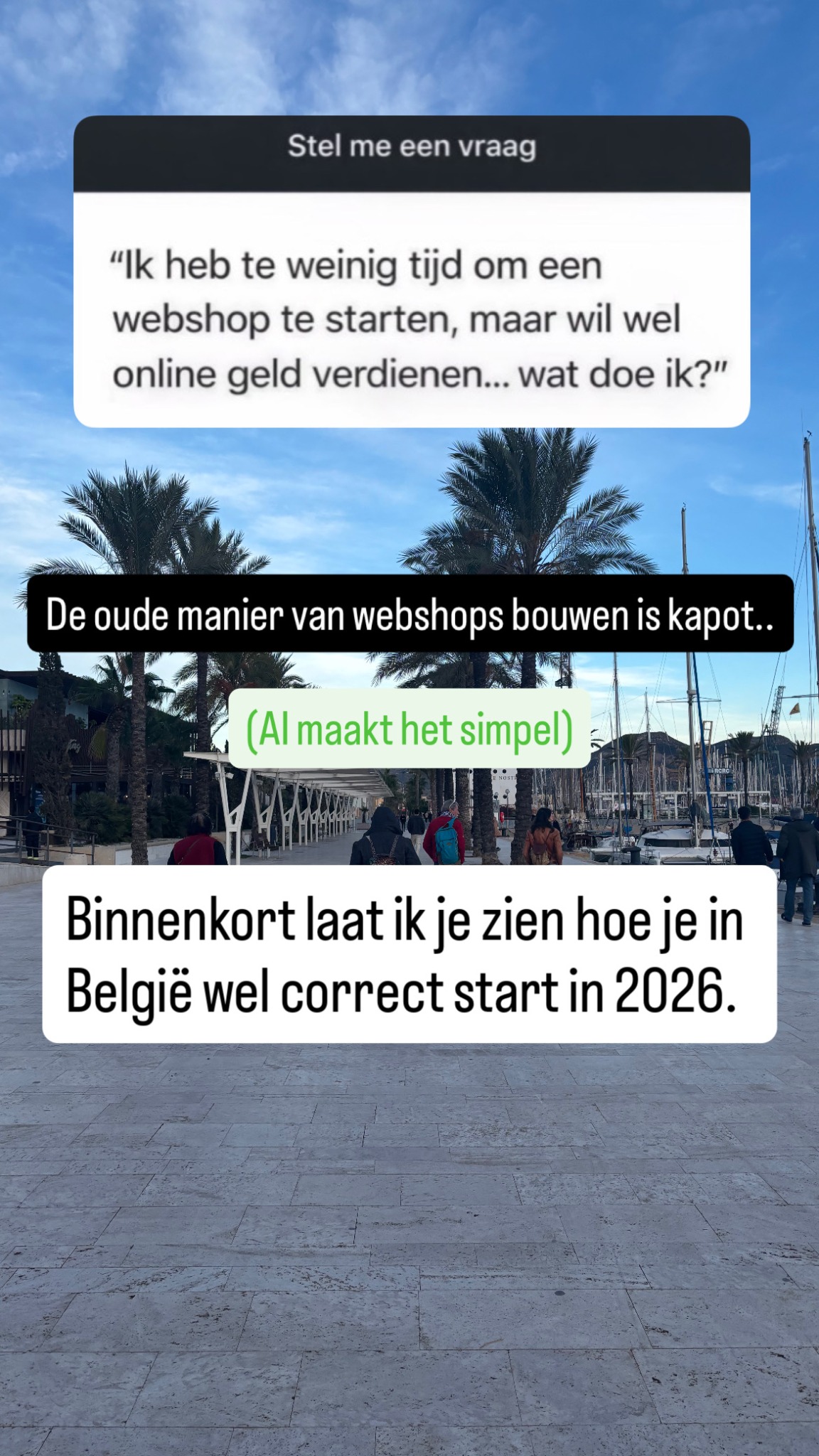 Ecomlab Facebook ad: 10 personen gezocht die hun online webshop willen starten