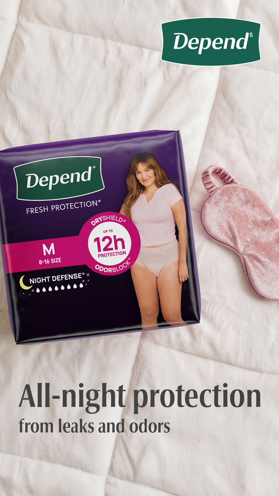 Depend Facebook ad from Apr 9, 2026