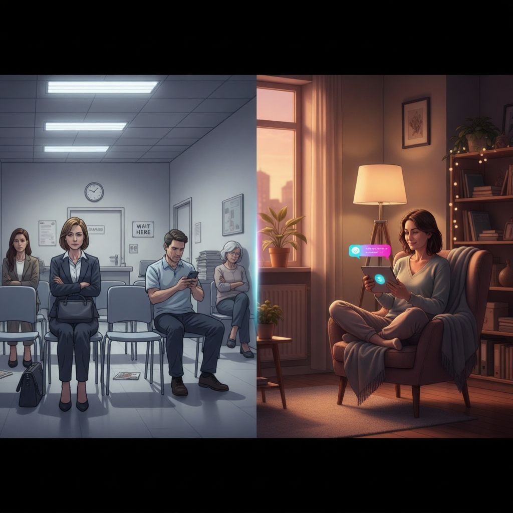Skyler Health Facebook ad: Therapy that doesn’t require a therapist.