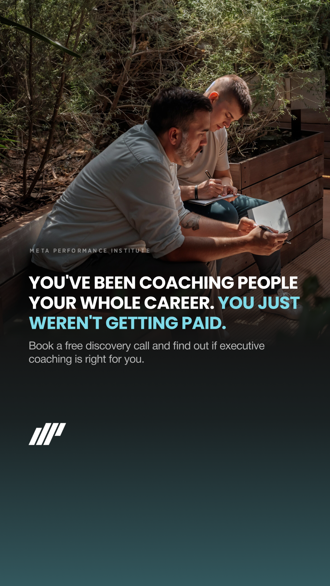 The Meta Performance Institute for Coaching Facebook ad
