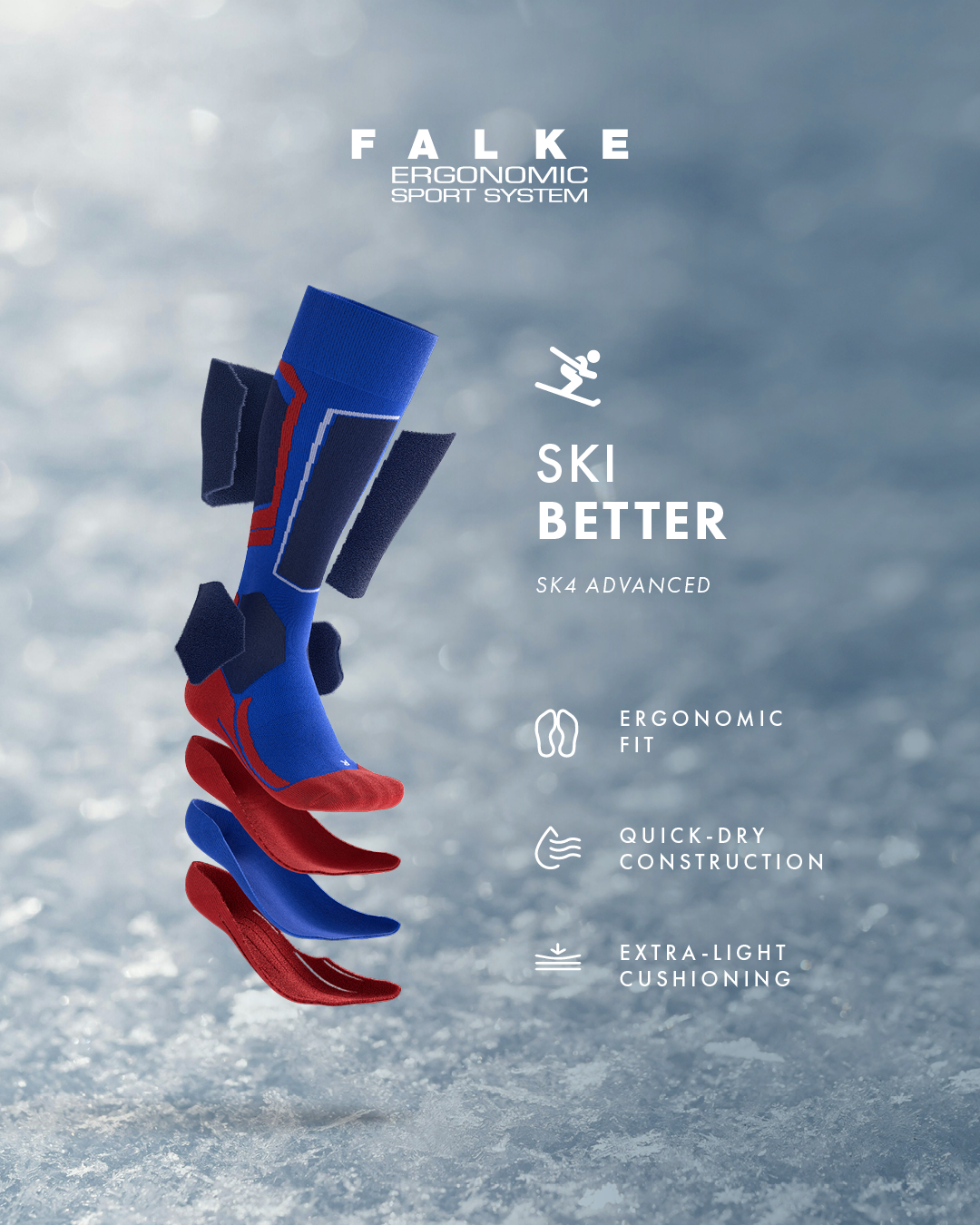 FALKE Ergonomic Sport System Facebook ad