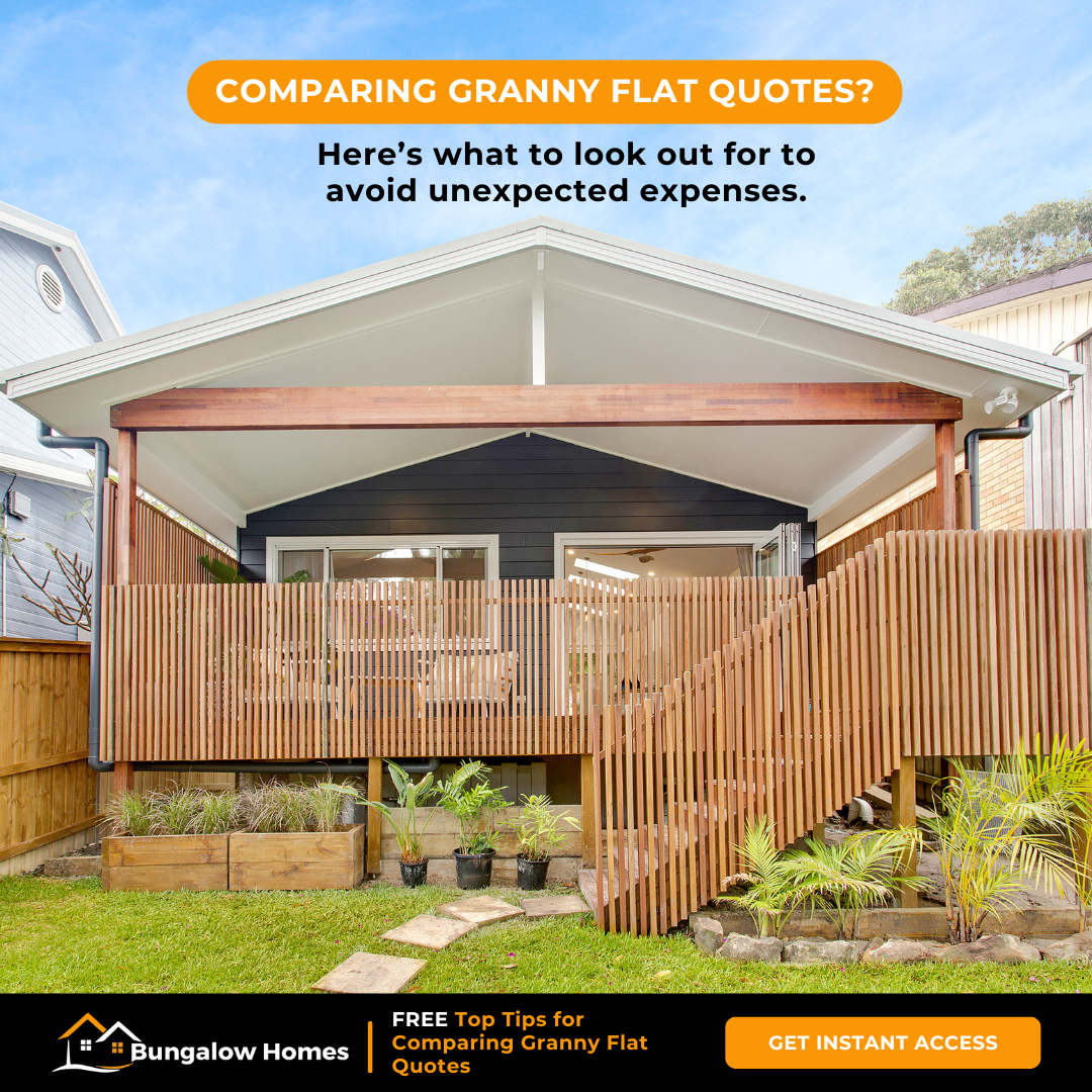 Bungalow Homes - Award-Winning Precision Crafted Granny Flats Facebook ad: Comparing Granny Flat Quotes?