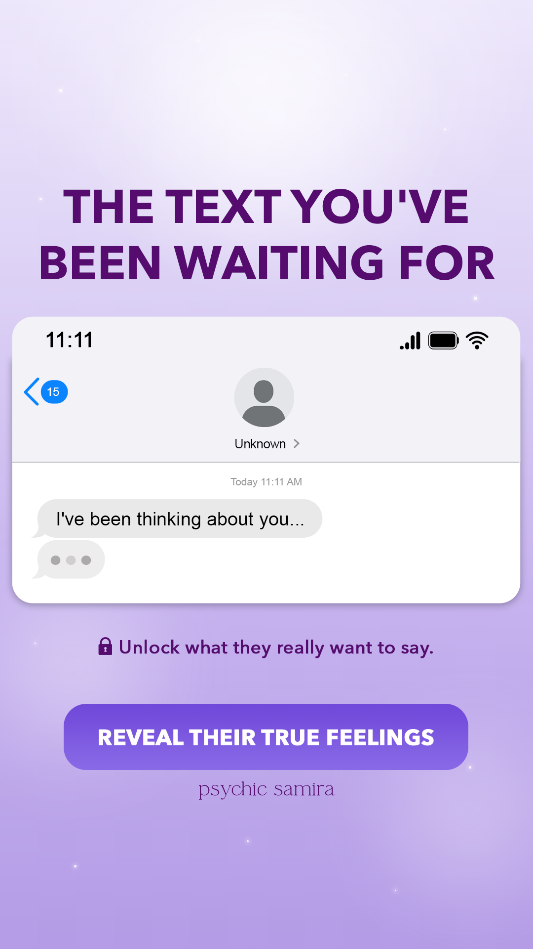 Psychic Samira Facebook ad