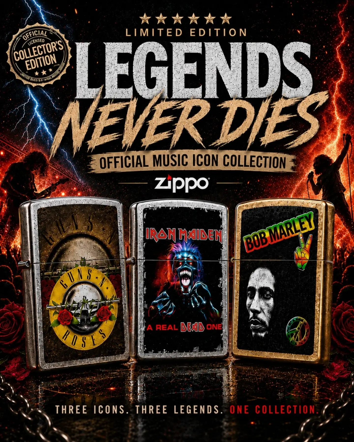 Zbox.id Facebook ad: ZIPPO - Legend Never Die