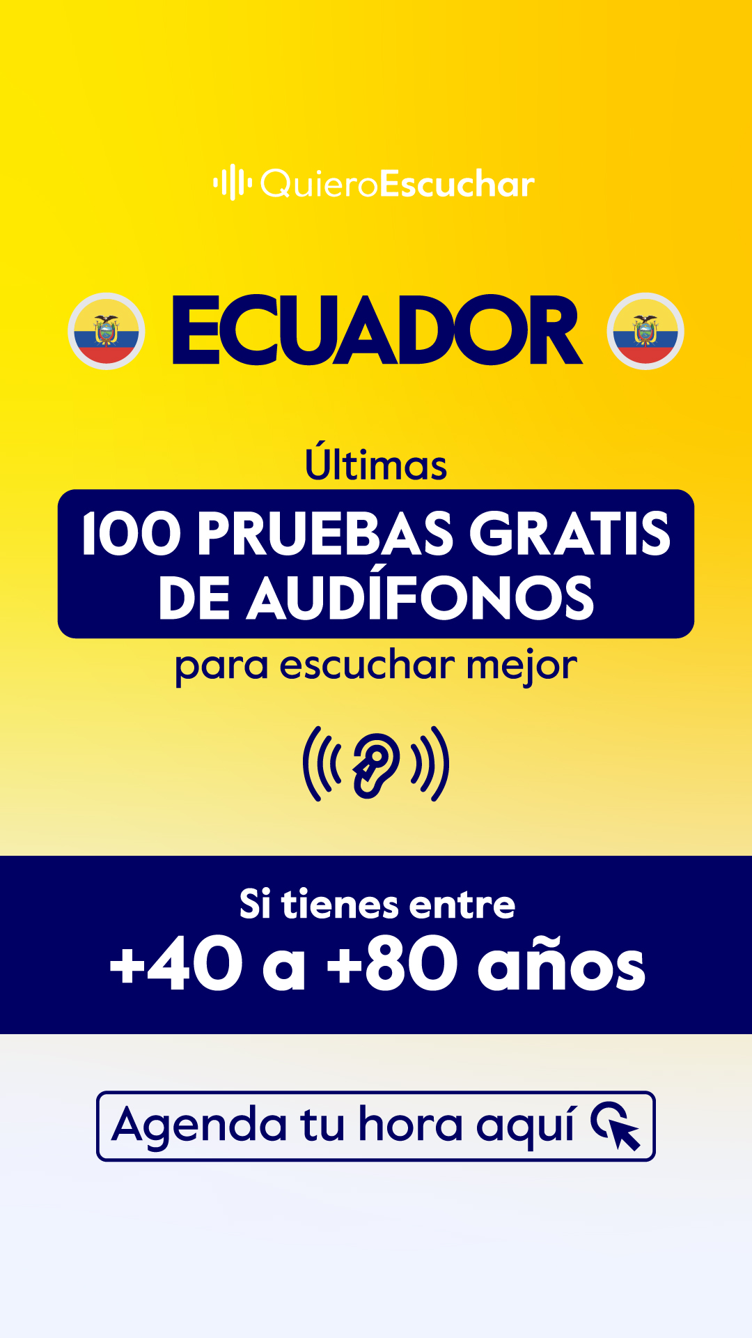 QuieroEscuchar Facebook ad