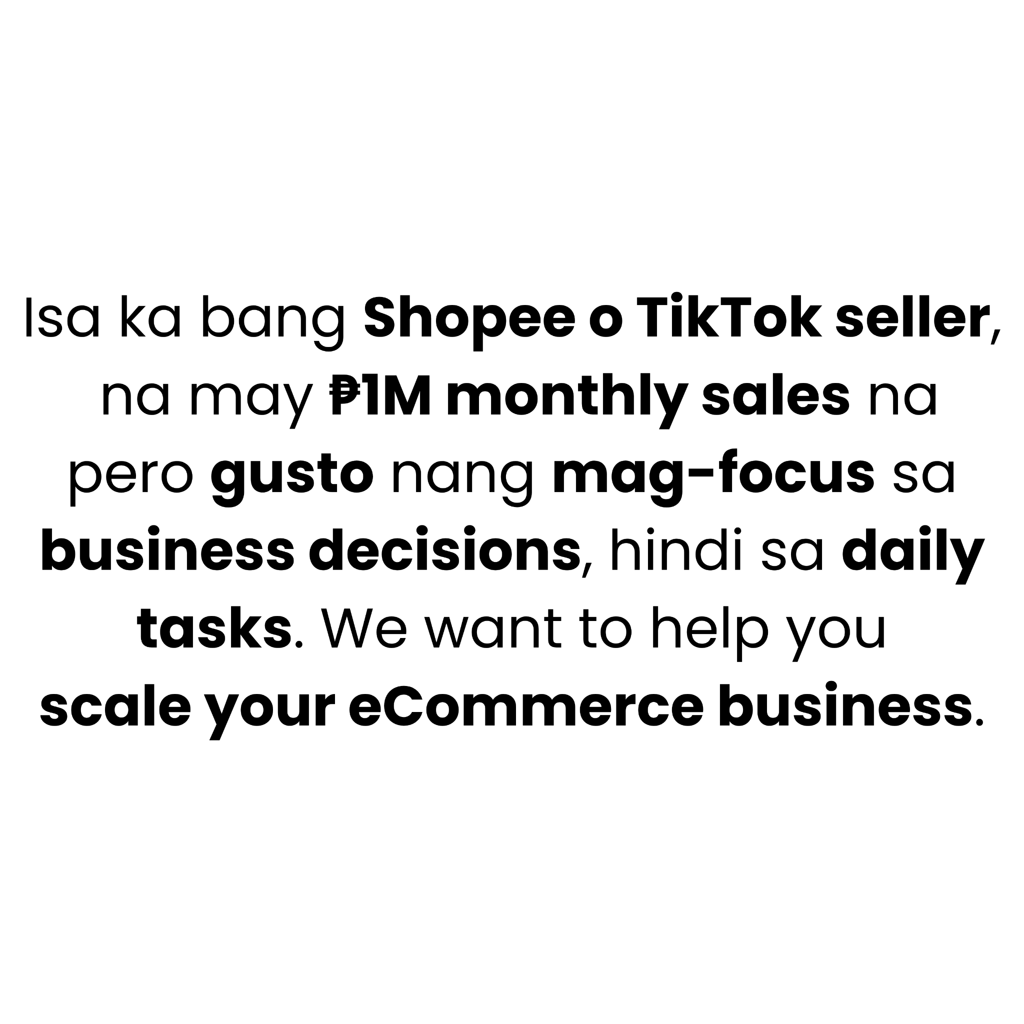 ECOM Accelerator Facebook ad