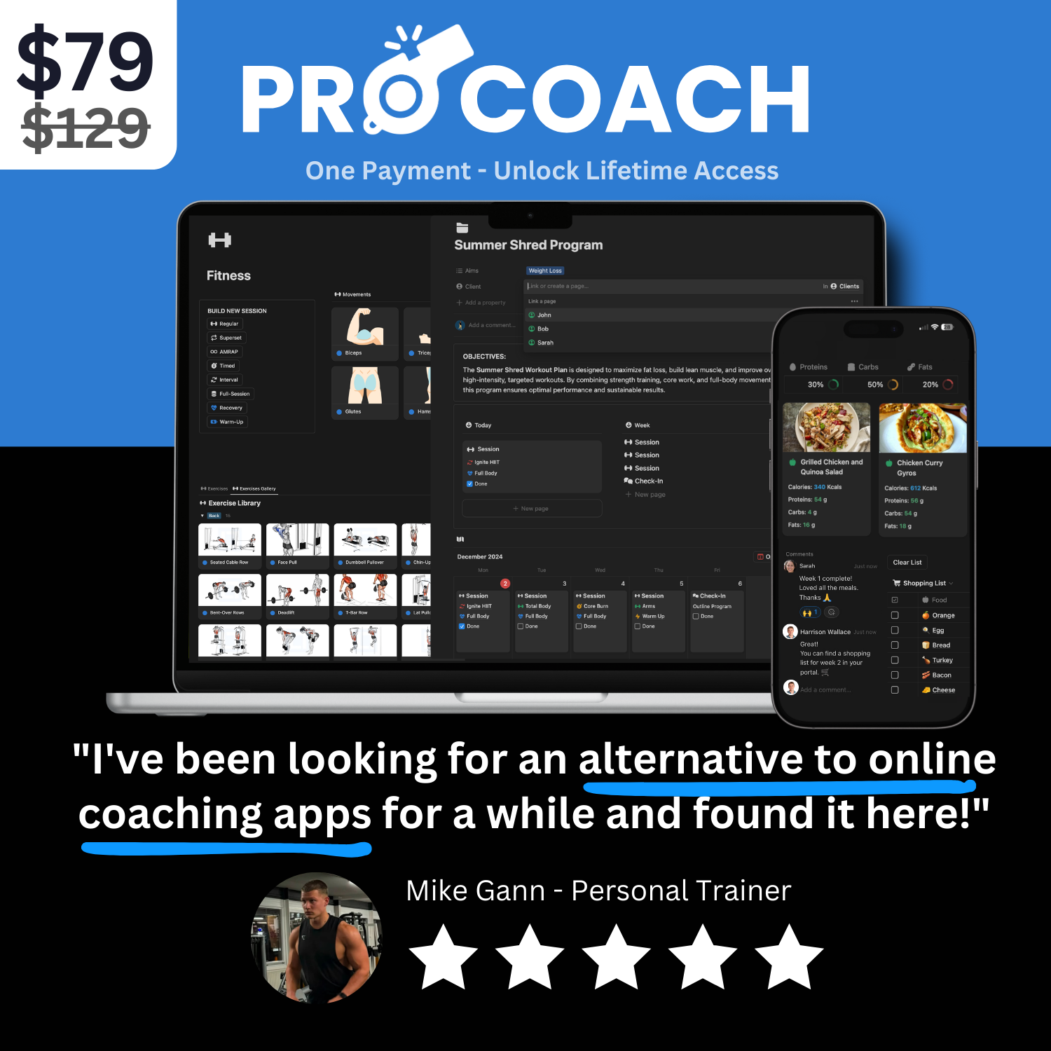 PRO COACH Facebook ad from Mar 4, 2026