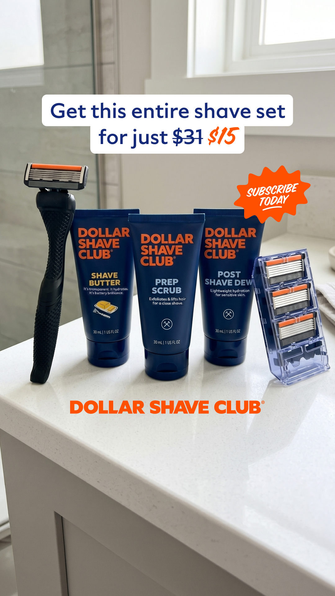 Dollar Shave Club Facebook ad