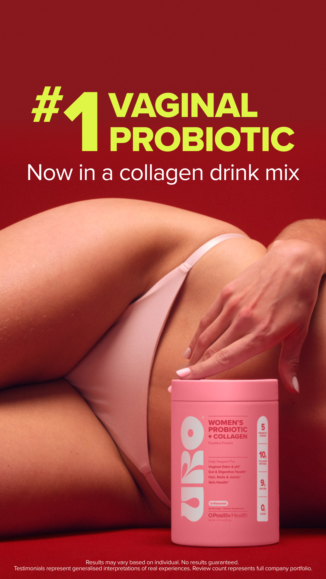 O Positiv Health Facebook ad