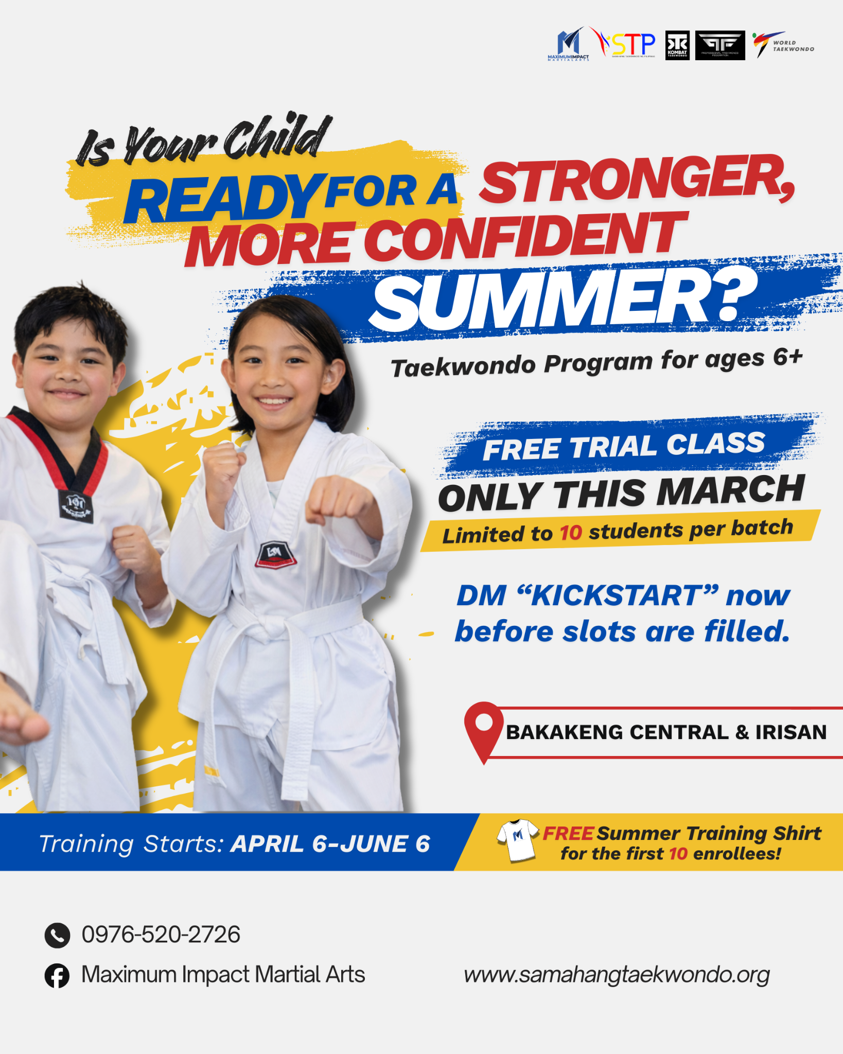 Maximum Impact Martial Arts Facebook ad from Mar 4, 2026