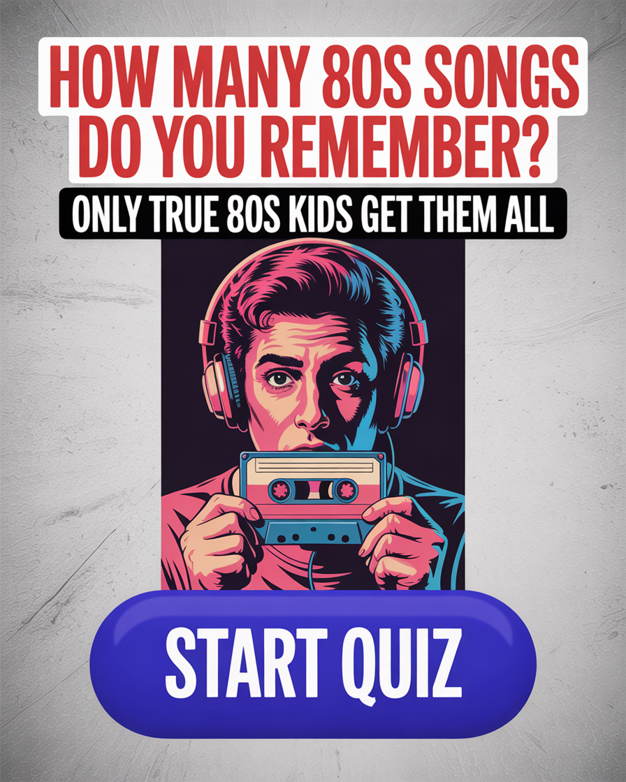 TVBee World Facebook ad: Only 80s Kids Will Ace This Music Quiz