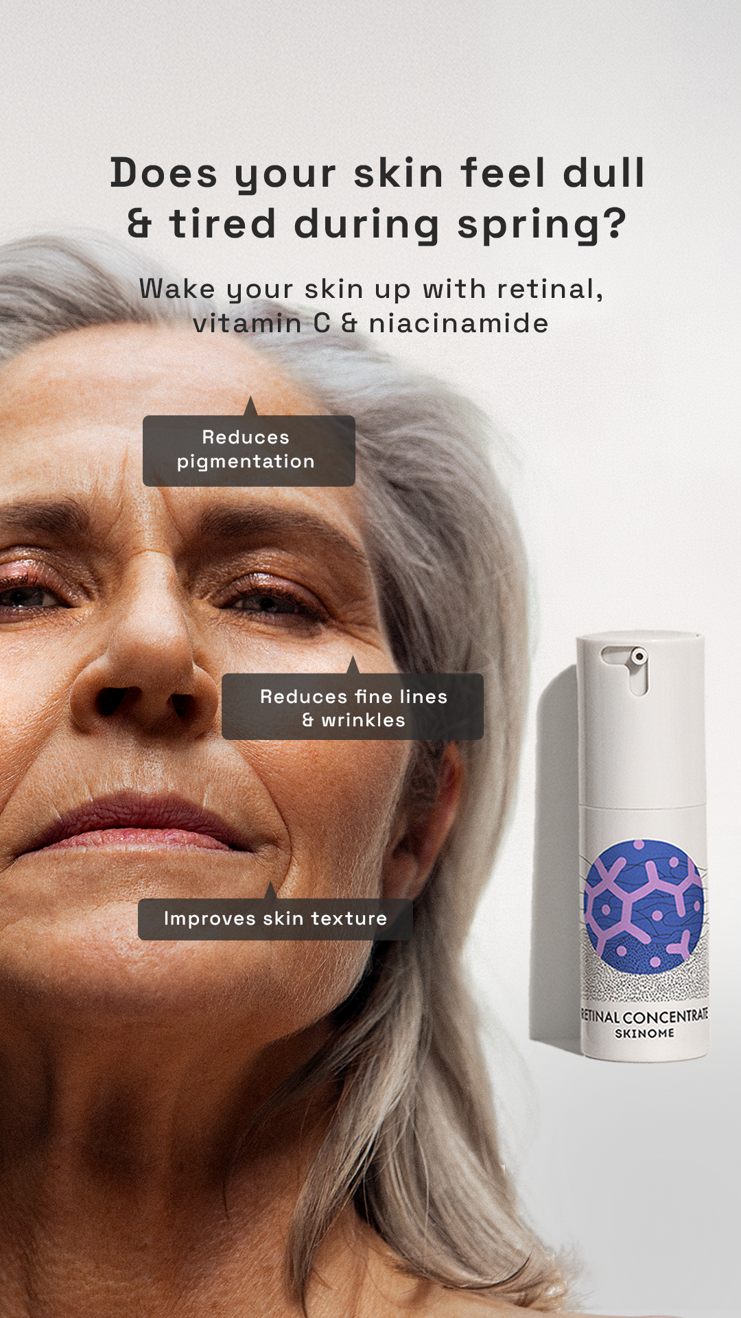 Skinome Facebook ad