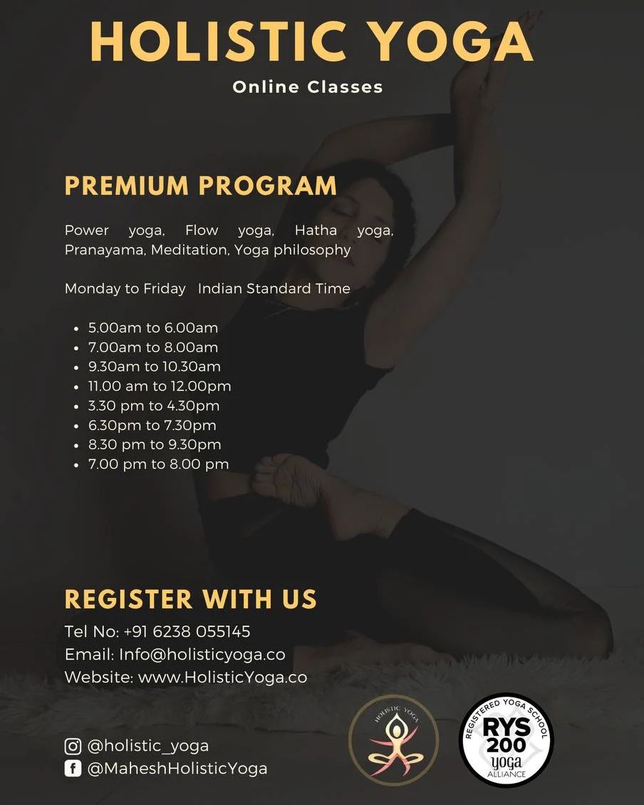Holistic Yoga Facebook ad