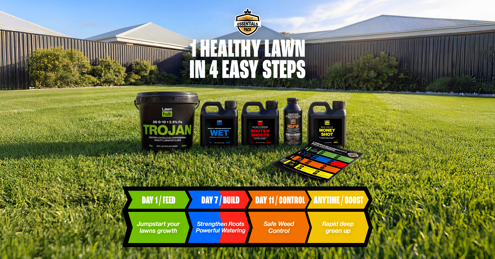 TheLawnHub Facebook ad