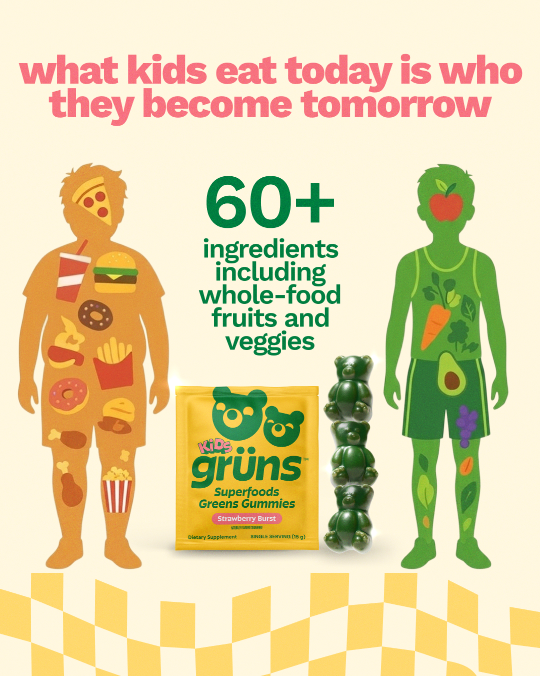 Grüns Kids Facebook ad