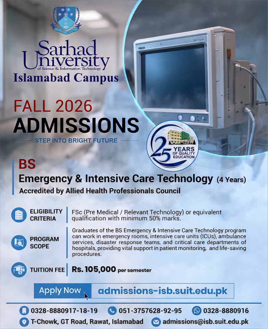 Sarhad University, Islamabad Campus Facebook ad: Chat with us