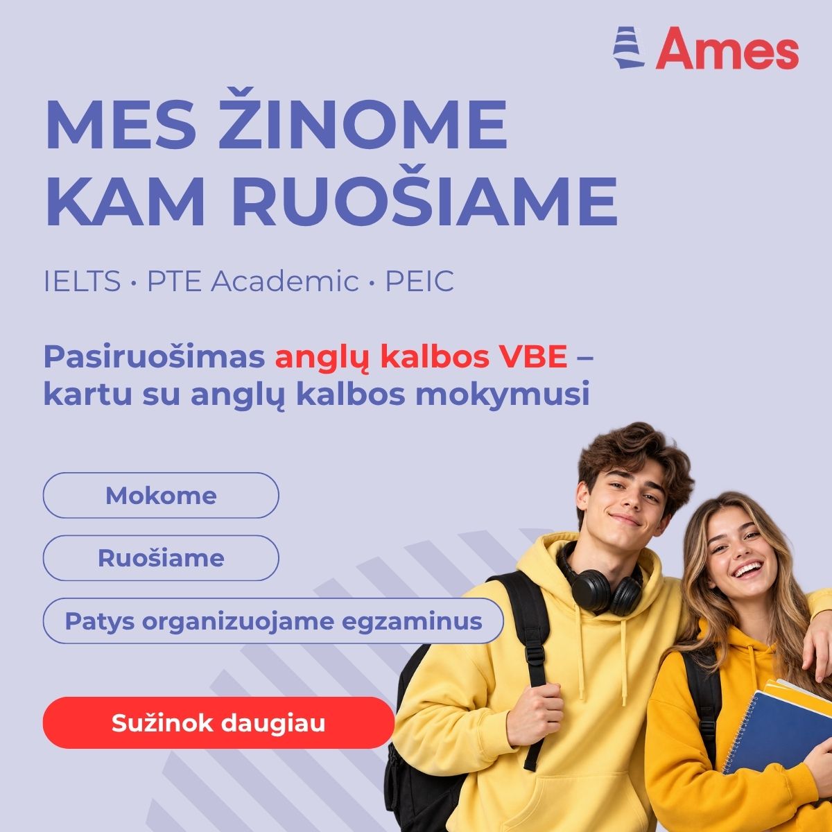 AMES Education Facebook ad