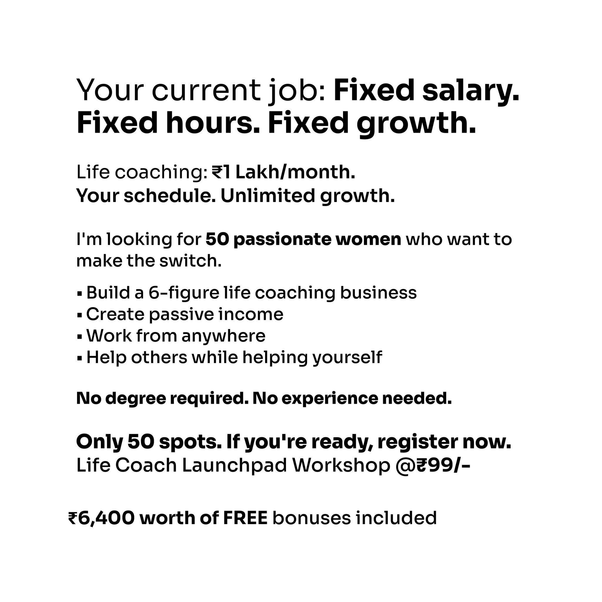 SG Academy Facebook ad