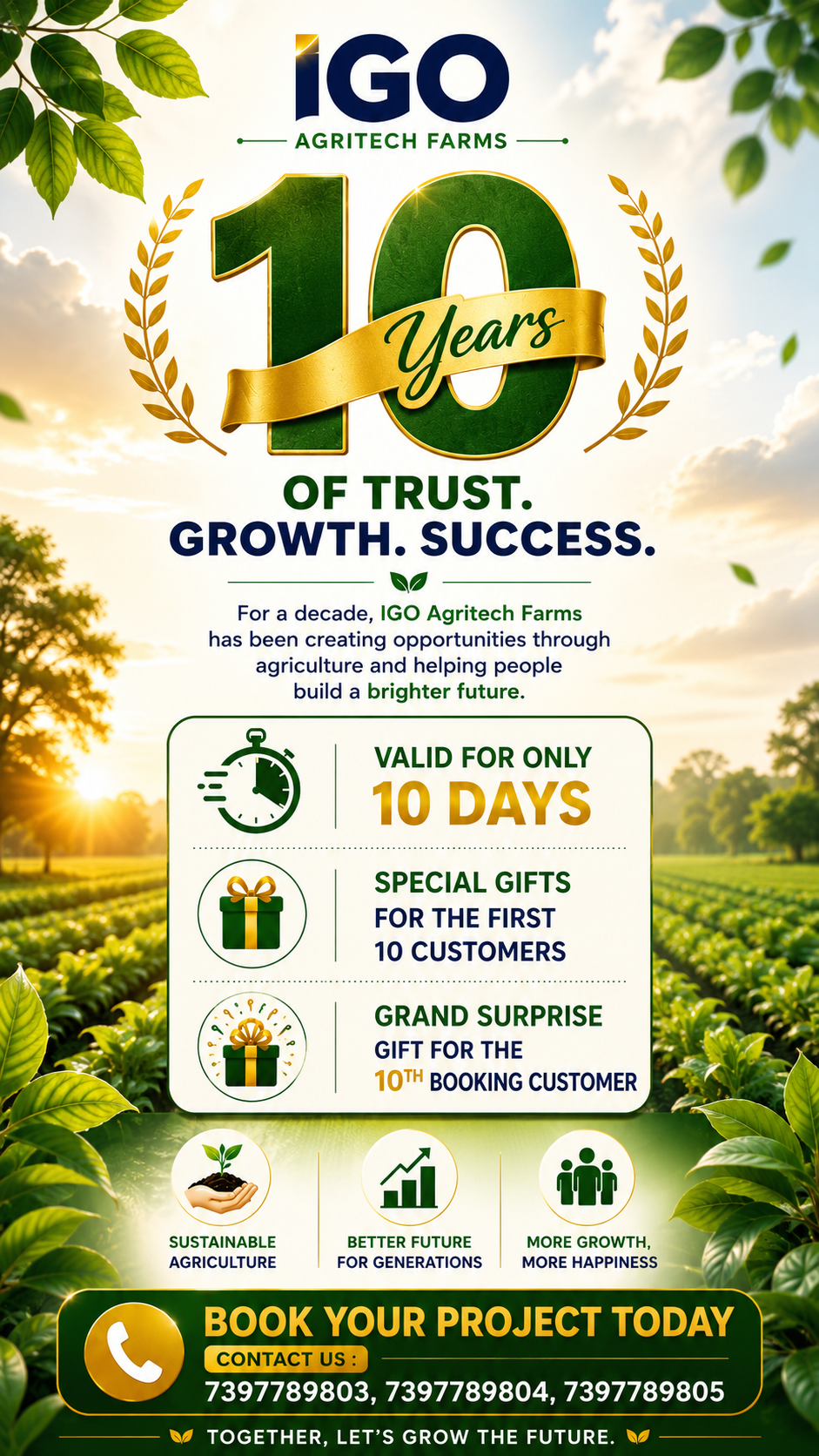 IGO Agri Techfarms Facebook ad