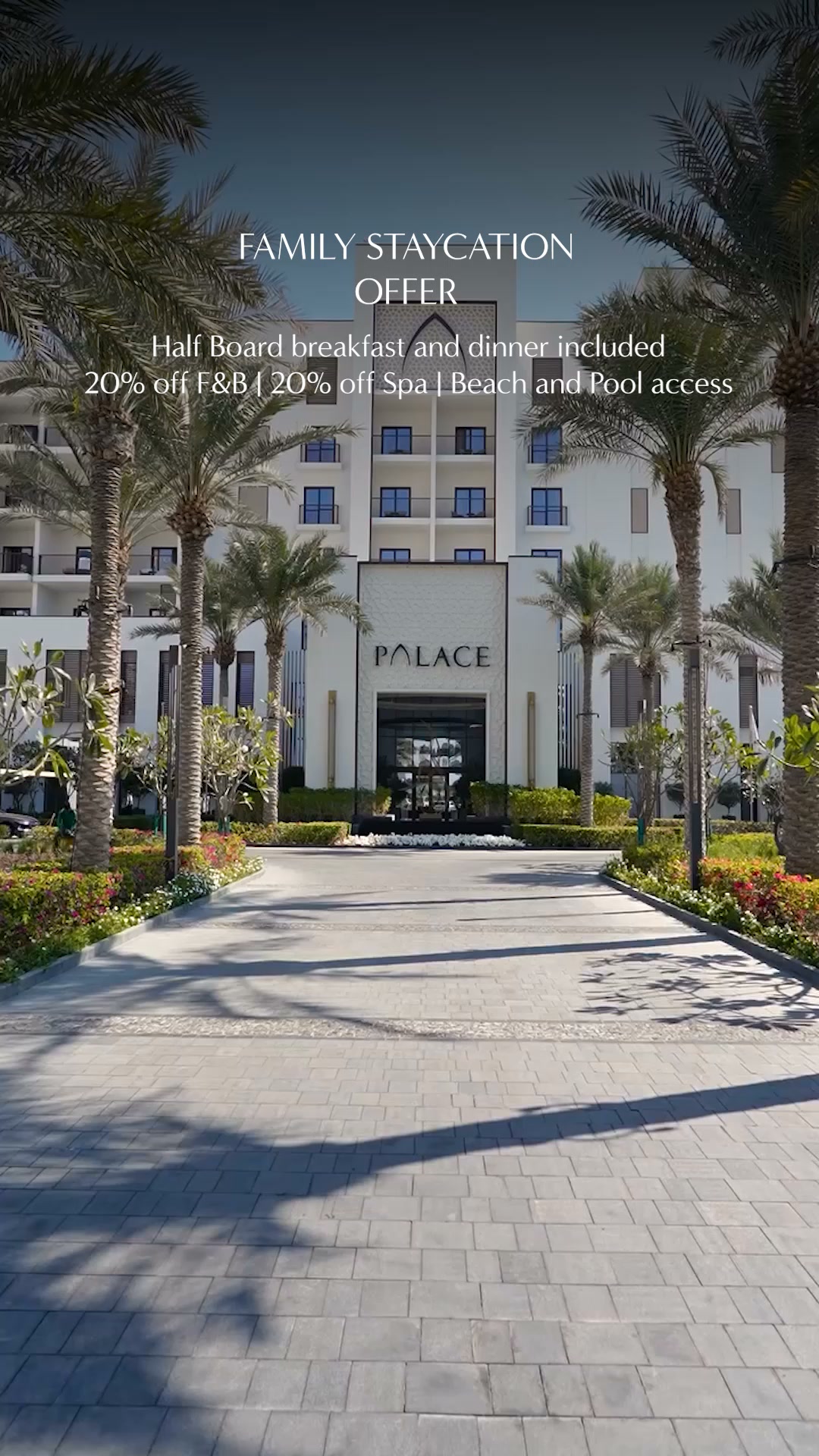 Palace Beach Resort Fujairah Facebook ad from Jul 3, 2026
