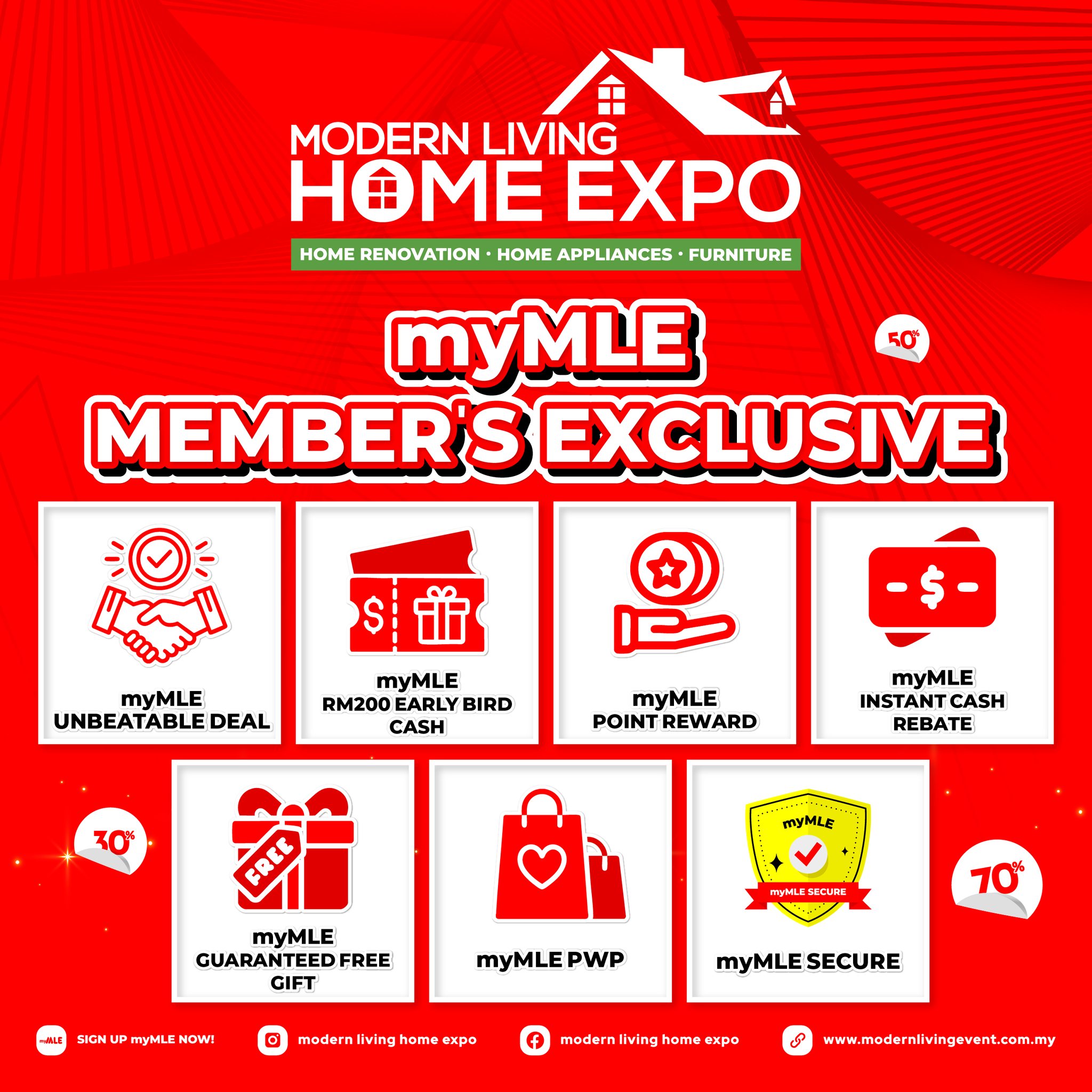 Modern Living Home Expo Facebook ad