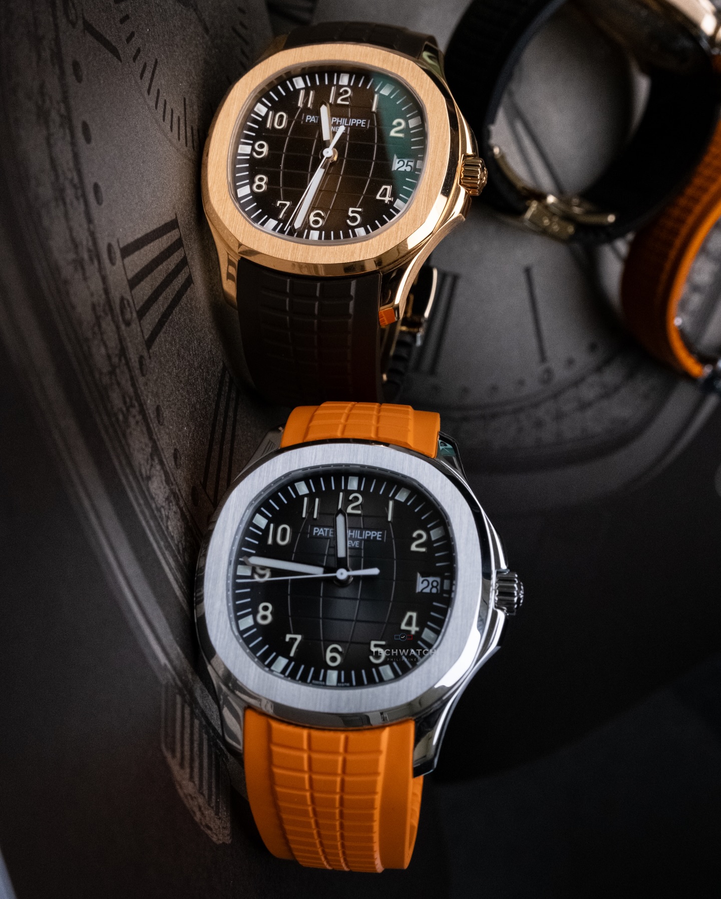 TechWatch PH Facebook ad: Patek Philippe Aquanaut duo
