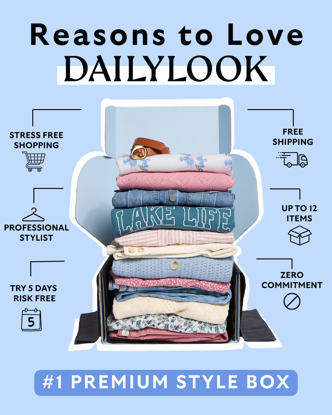 DAILYLOOK Facebook ad: Take The Quiz: Get A Personalized Box!