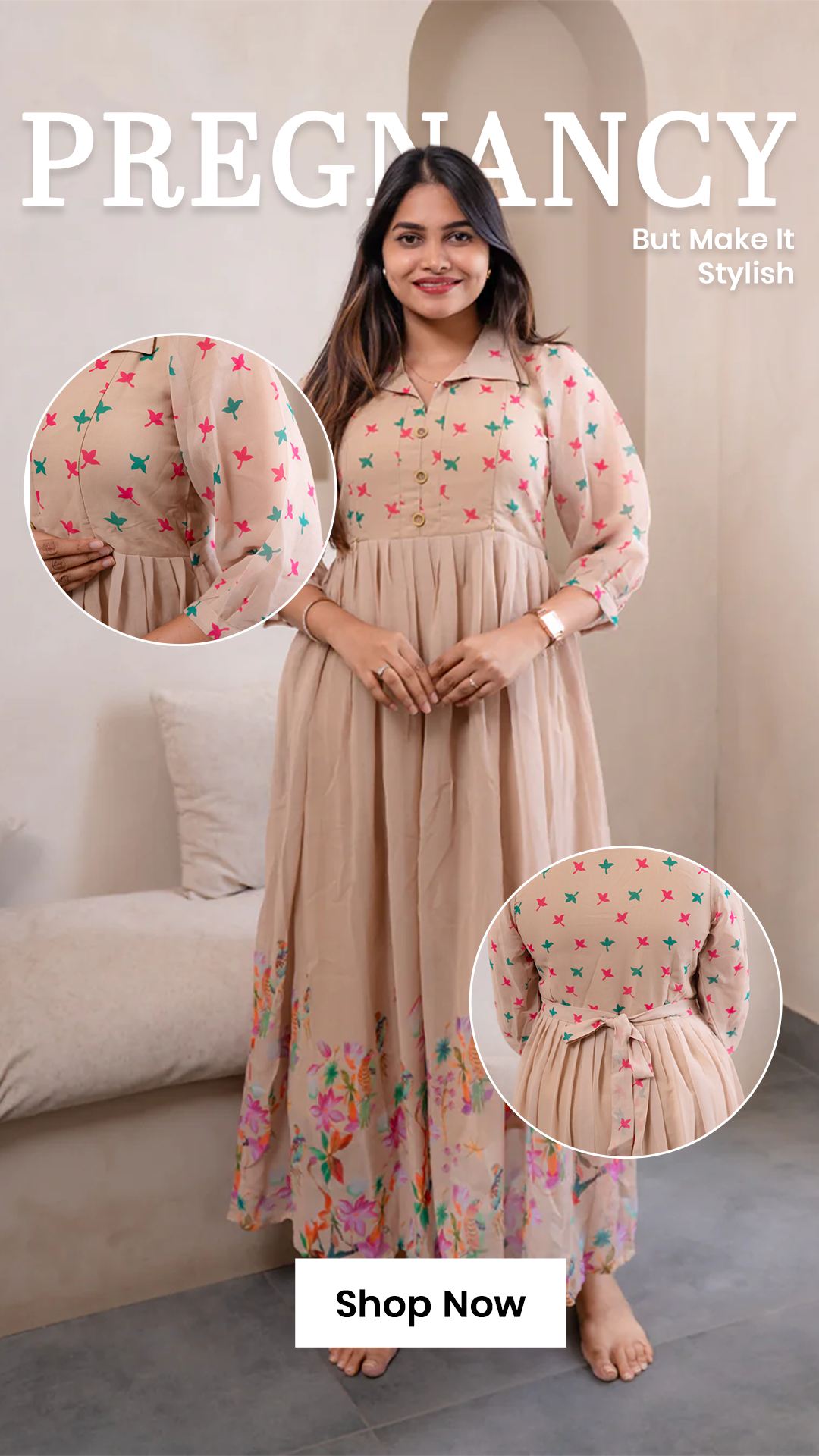 Preethiwear Facebook ad: Discover the Perfect Maternity Kurti Collection