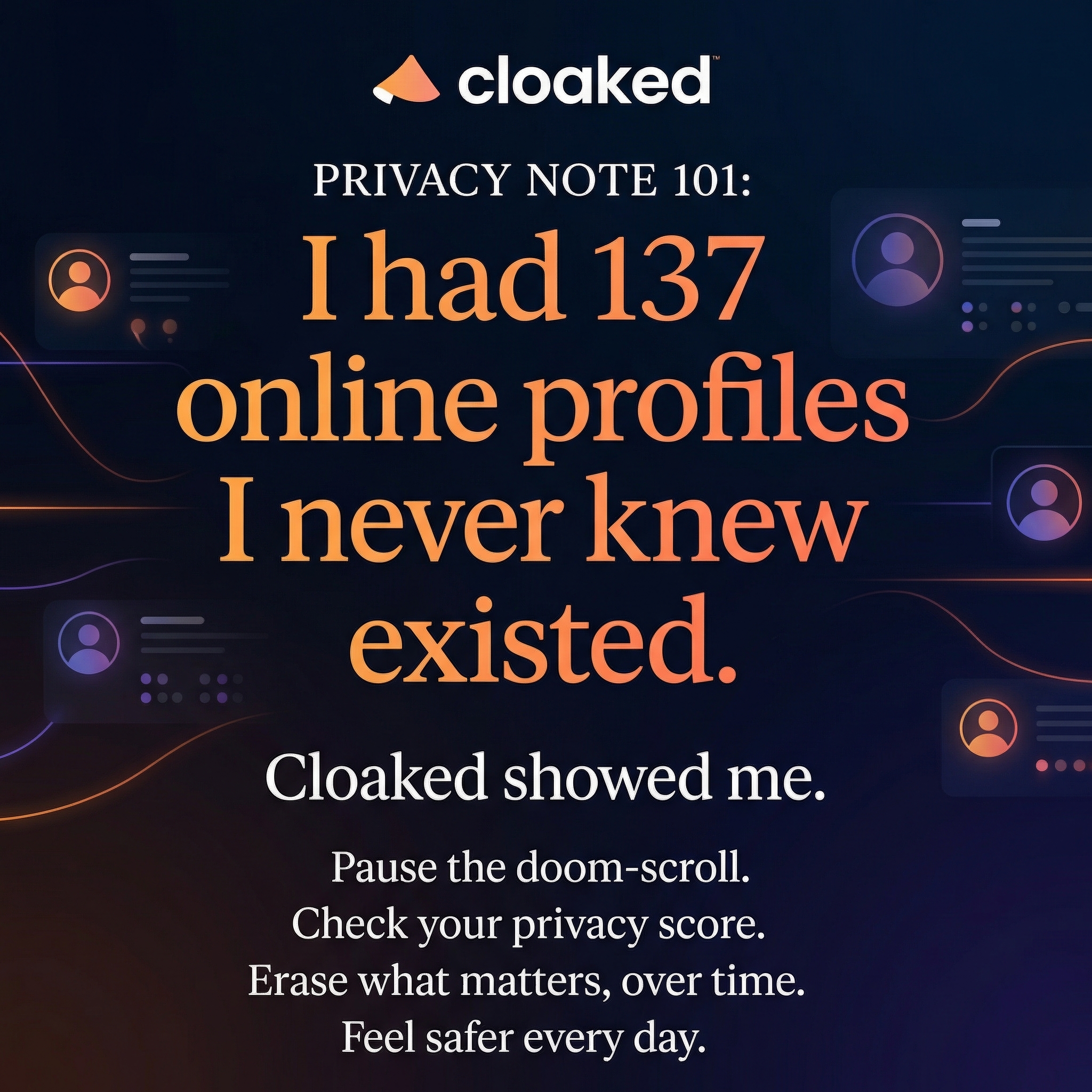 Cloaked Inc. Facebook ad